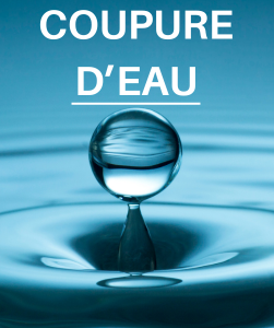Coupure d'eau